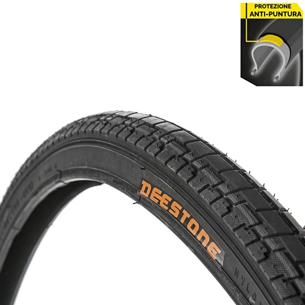 Fincci Copertoni Bici Corsa 700x23c - Coppia Pneumatici Bici 28, 60TPI Con Anti-puntura