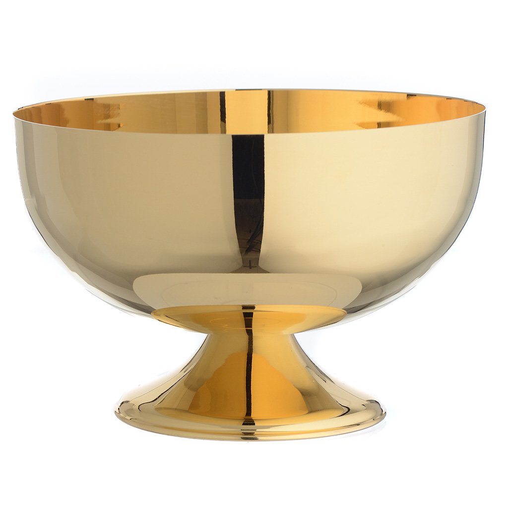 Holyart Kielichy Puszki Pateny metal: Patena z pozłacanego mosiądzu