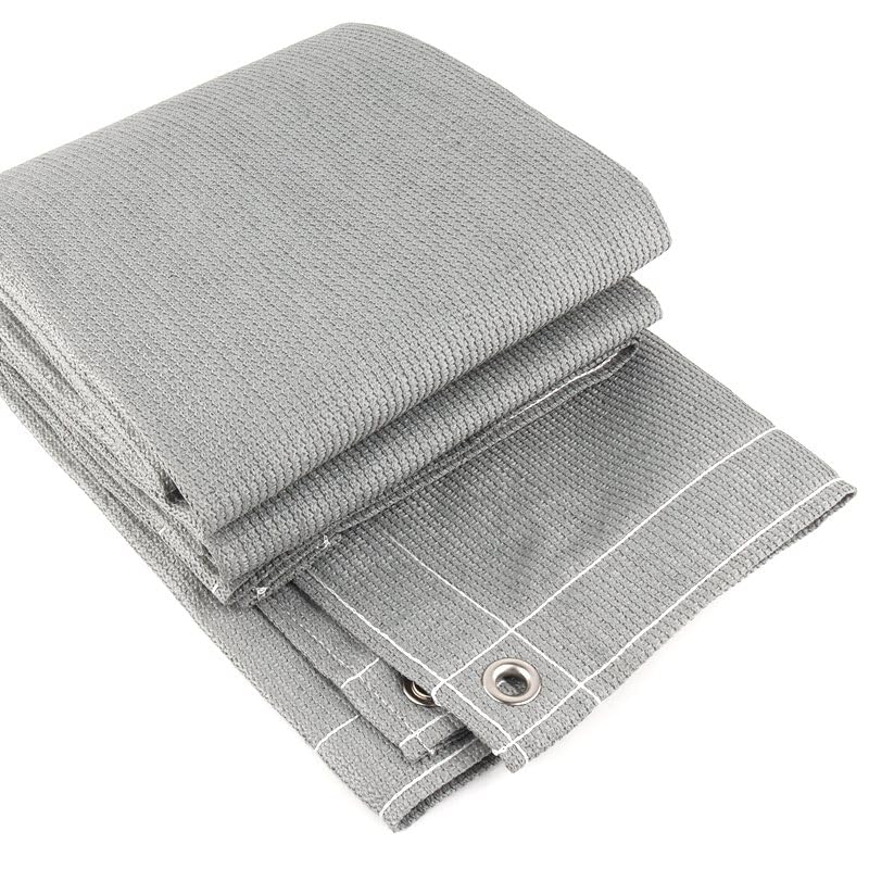 Filet pare-soleil balcon occultation 95% et brise vue extérieur anti-UV gris de 2.1x2.9m