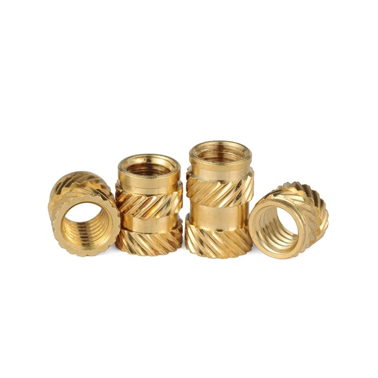 Inserts filetés, Écrous moletés en Laiton M3 for l'encastrement de la Chaleur dans ABS, Plusieurs Tailles, Paquet de 250(M3x7x4.5(250pcs))