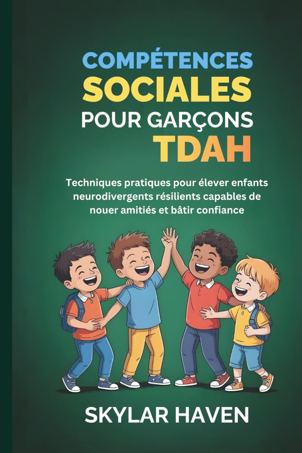 Compétences sociales pour garçons TDAH: Techniques pratiques pour élever enfants neurodivergents résilients capables de nouer amitiés et bâtir confiance