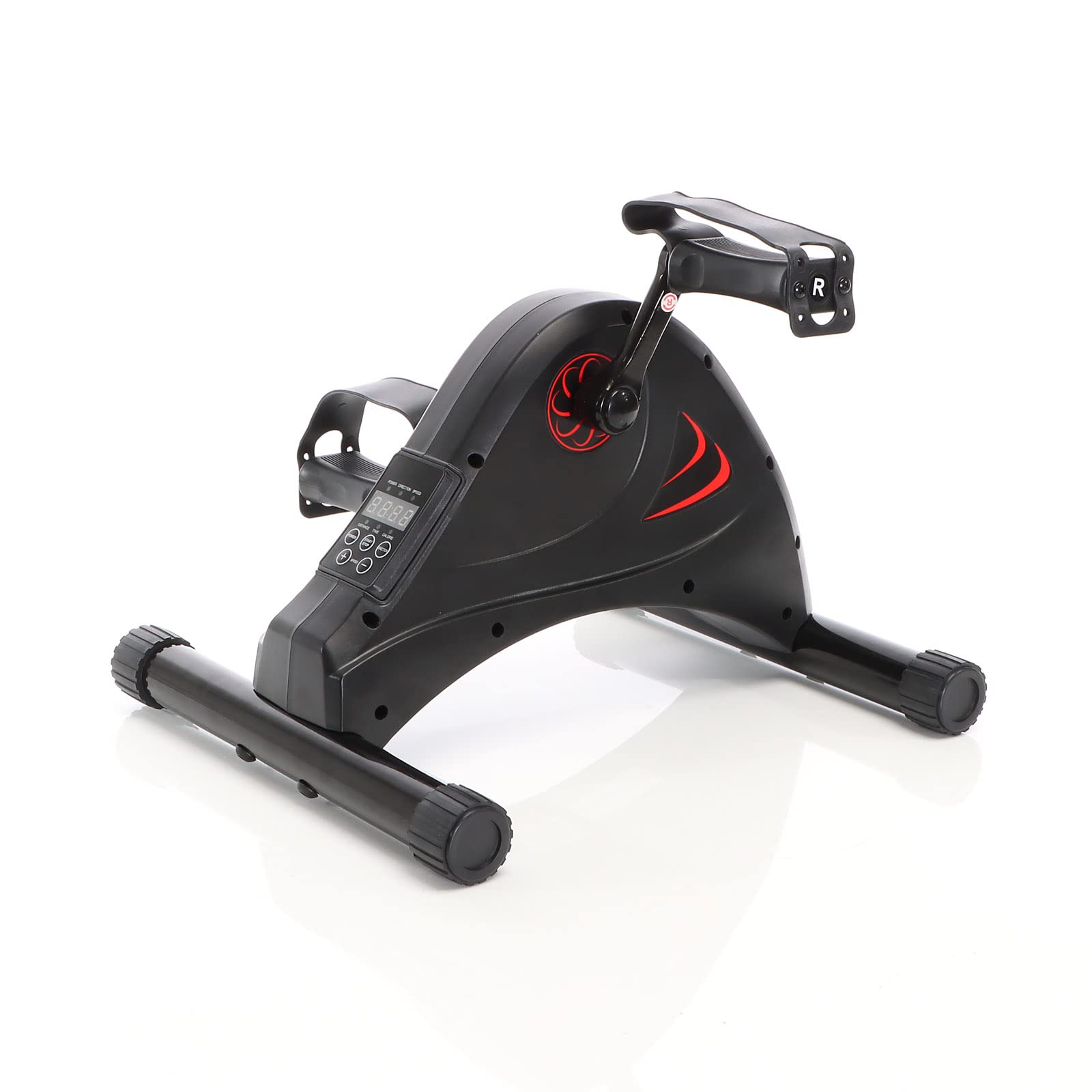 Elektro Mini Heimtrainer 80 W, 390 x 350 x 326 mm, Pedaltrainer für Arme & Beine, Hometrainer Minifahrrad für mehr Bewegung, Workout Training