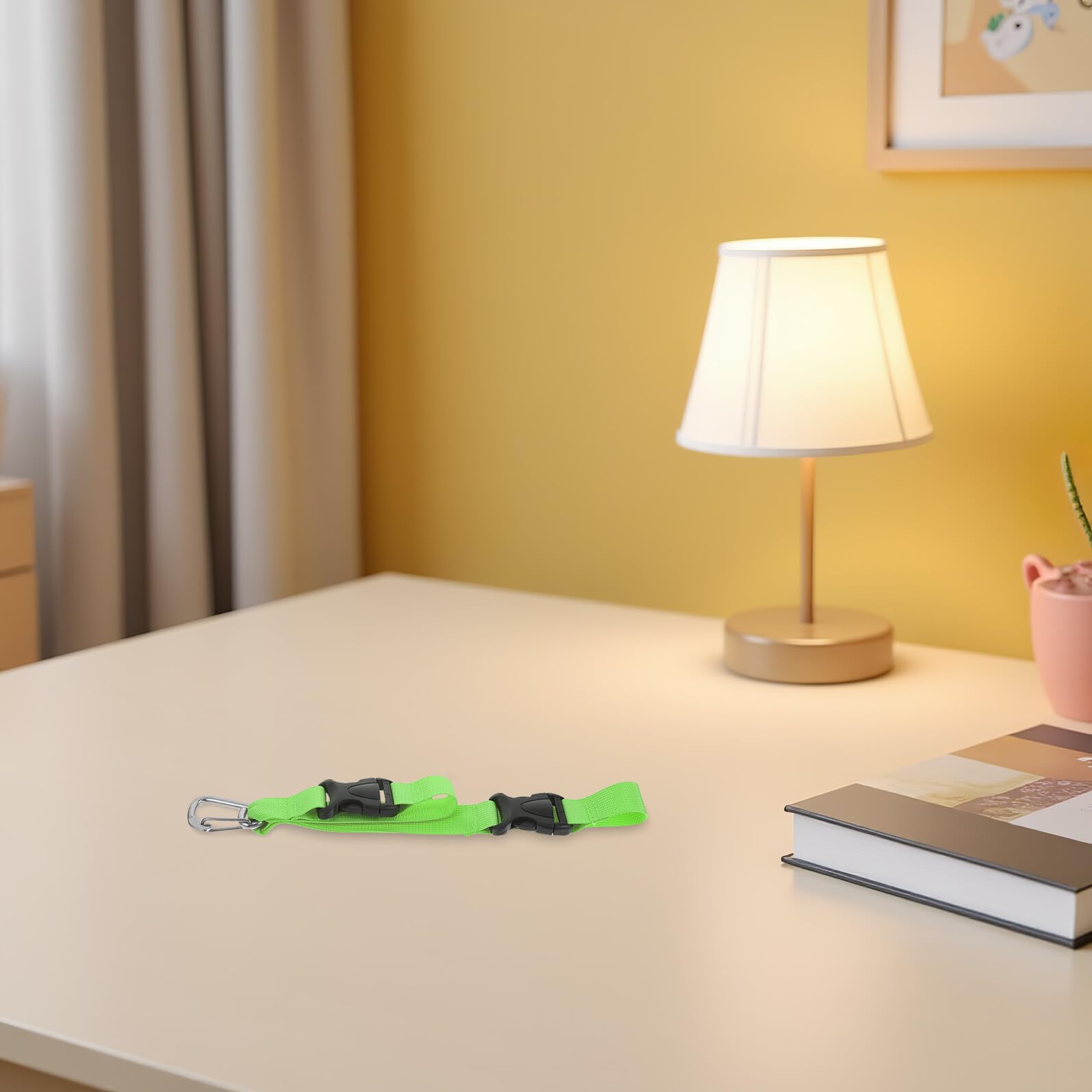 Clip Porta Pinne Subacquee con Cordino Verde a Sgancio Rapido, Cinghia Regolabile per Attrezzatura Immersione, Accessorio Compatibile per Maschera e Pinne, per Sport Acquatici