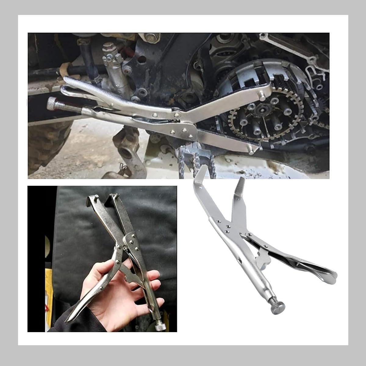 Outil de maintien d'embrayage de moto – Outils de réparation pour l'entretien de l'embrayage, du panier de moyeu et du volant moteur