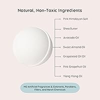 Vista 3 de LA SALT CO Joy Bomba de baño, 8 onzas, grande, hecha a mano con ingredientes naturales, sal del Himalaya rica en minerales, libre de crueldad, hecha