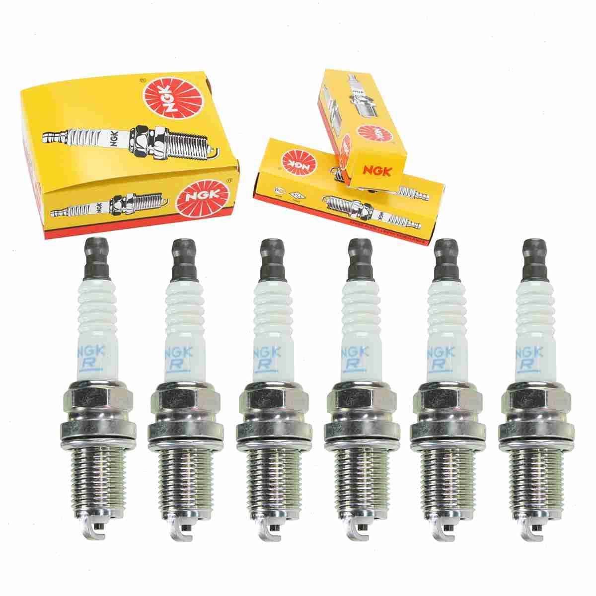 NGK Standard Spark Plugs (6 pc)