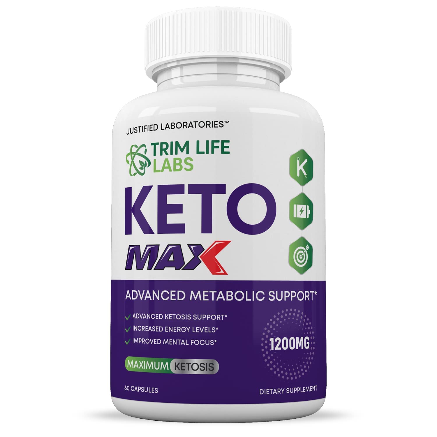 Capsules Keto Strong Max - Brûle-graisses, Concentration Mentale, 2 Flacons Vegan