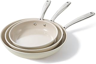 Sponsored You’re seeing this ad based on the product’s relevance to your search query.Learn more about this advertisement Redchef Ceramic Induction Pan Set, Non-Stick Frying Pans 20 / 24 / 28 cm for All Types of Cookers, PTFE-Free, PFAS-Free, PFOA-Free, Induction Safe, Oven-Safe, Dishwasher Safe (Beige)