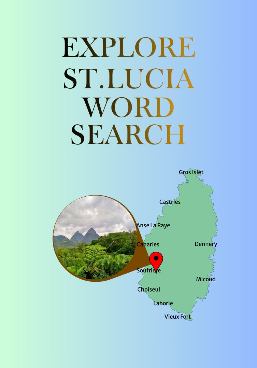 Explore St Lucia Word Search Puzzle Book