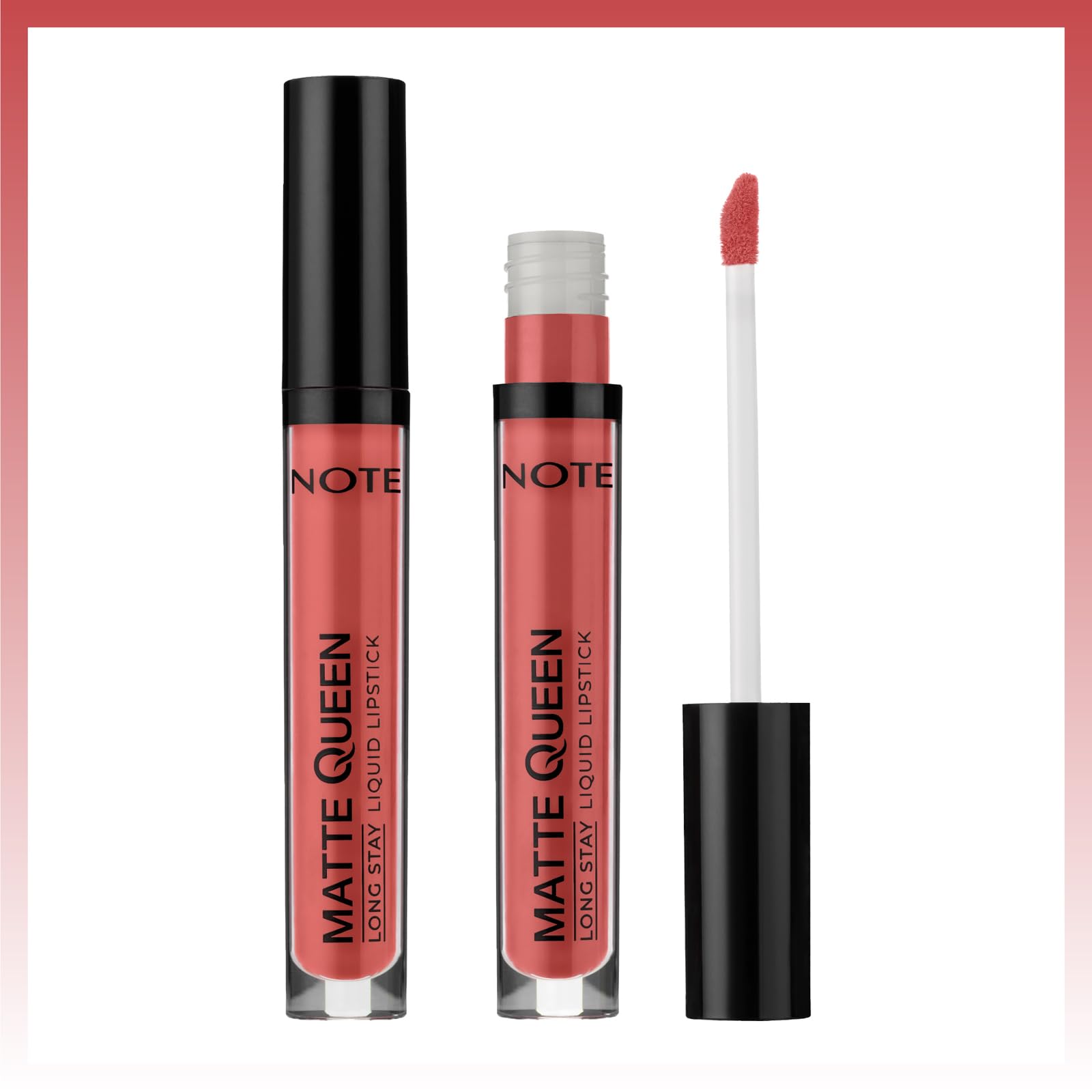 Note Cosmetics Matte Queen Lipstick 05 Summer Charm Kalıcı Likit Ruj, Pembe