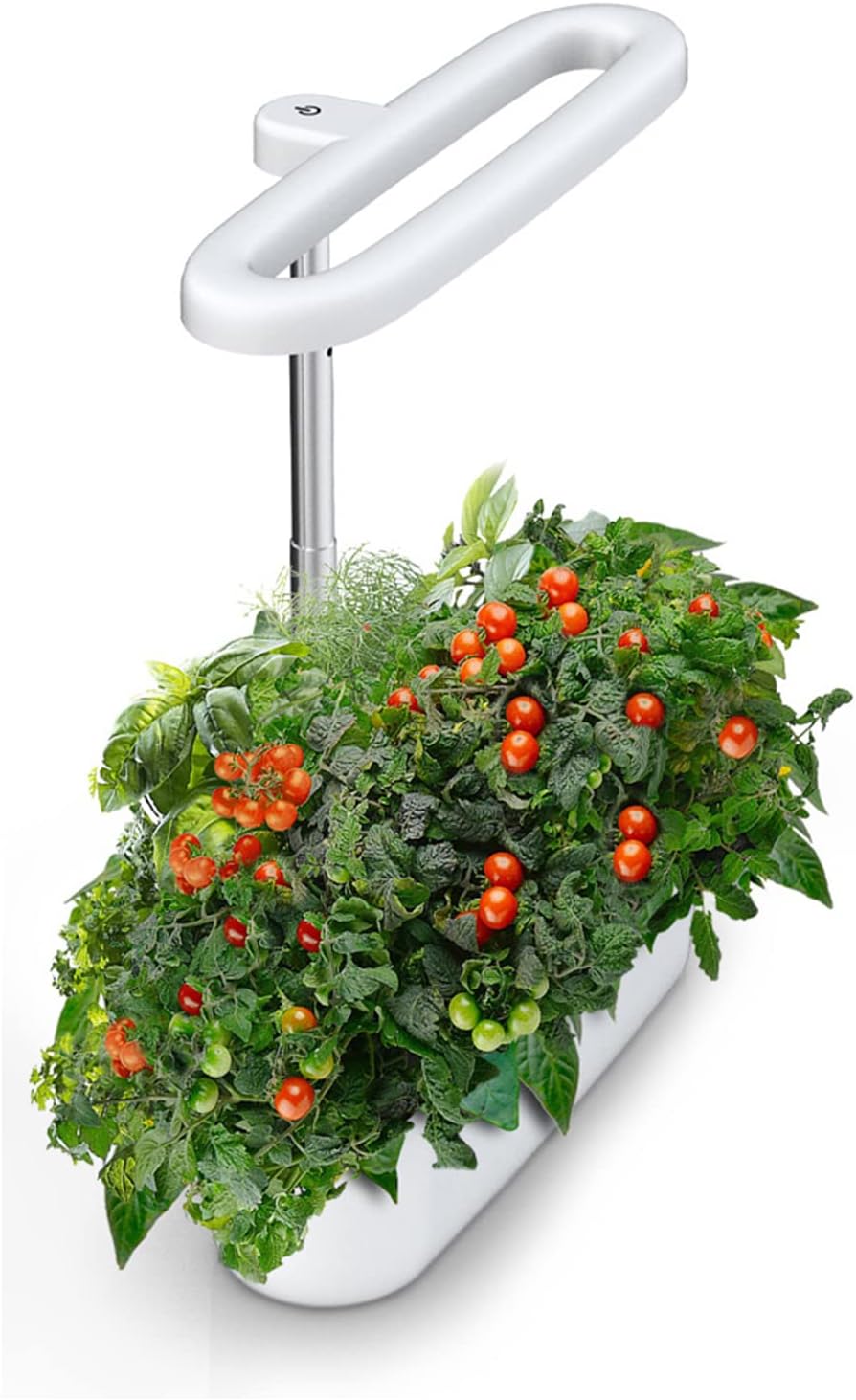 8 Pods Hydroponics Growing System Greenhouse Vertical Tower Indoor Herb Garden with Grow Light Plants Germination Kit 2.5L Tank Height Adjustable Automatic Timer(No Seed, No Nutrient)