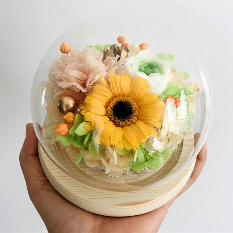 Amazon｜向日葵 プリザーブドフラワー ひまわり ブリザード