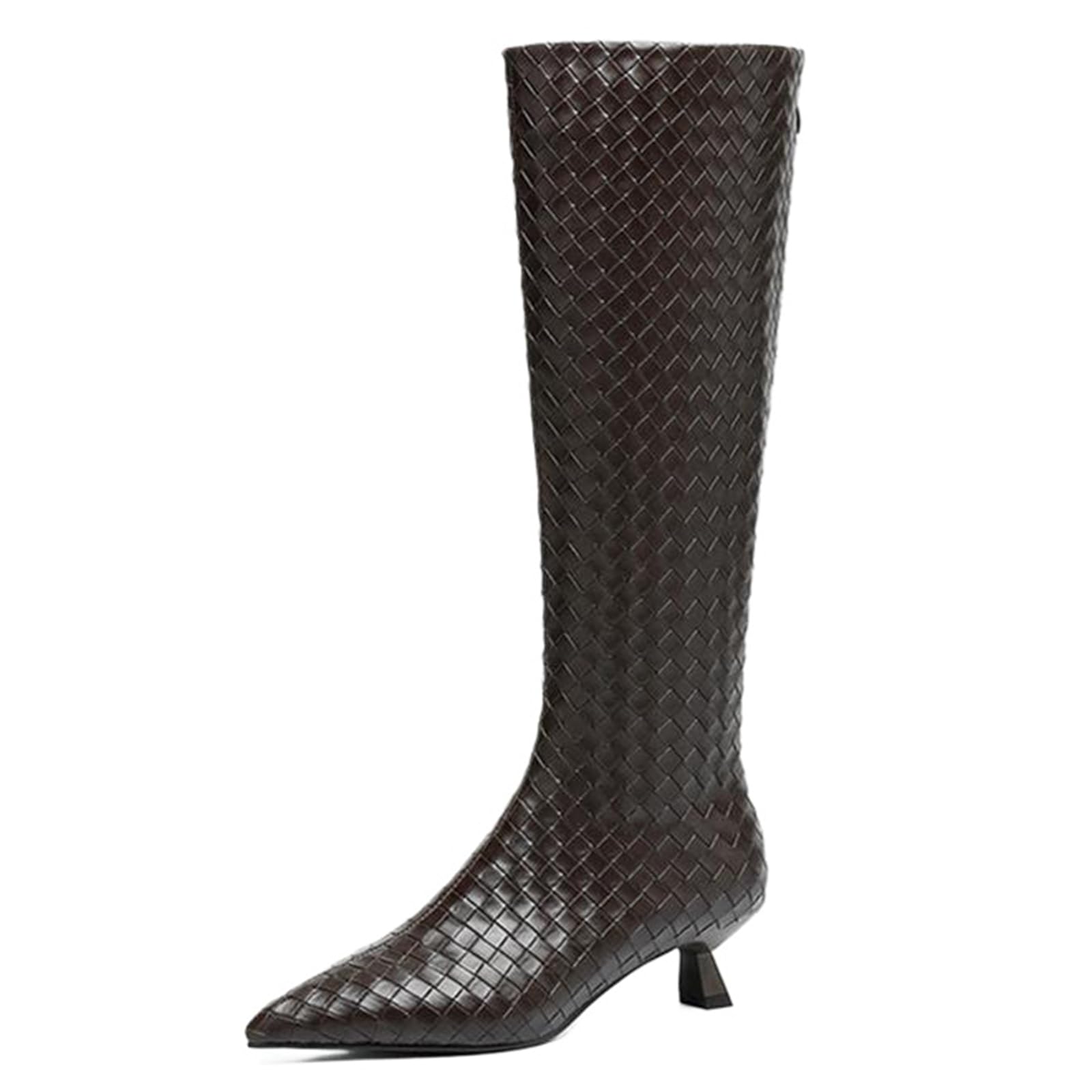 CUTEHEELS Damskie sztyblety koronkowe | wytrzymała gumowa podeszwa do noszenia na co dzień