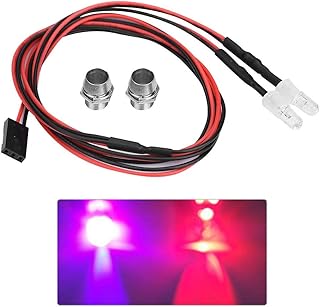Tbest RC LED Lights, 5mm Headlights RC Accessory LED Lights for 1/10 Model Drift Car Vehicle(Colors Light) Car Model Accessory Rc Led Lights Rc Led Lights Rc Led Lights