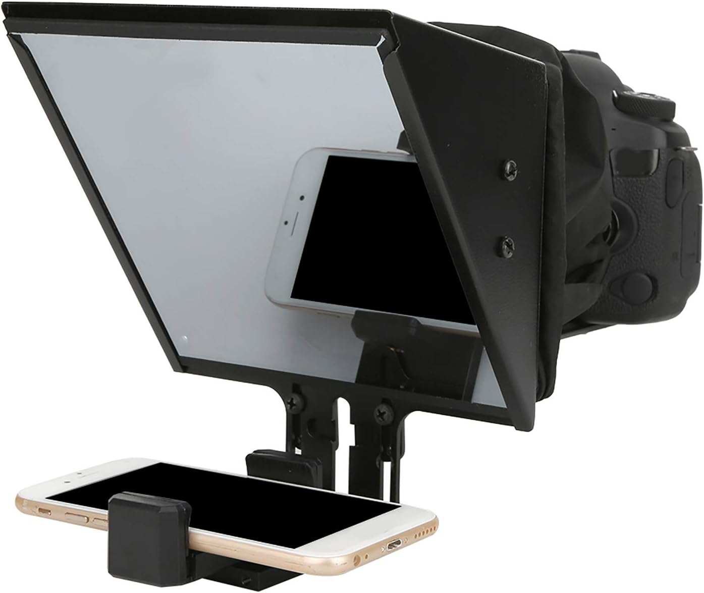 Yunir Teleprompter, Aluminium Alloy Portable Teleprompter, Support