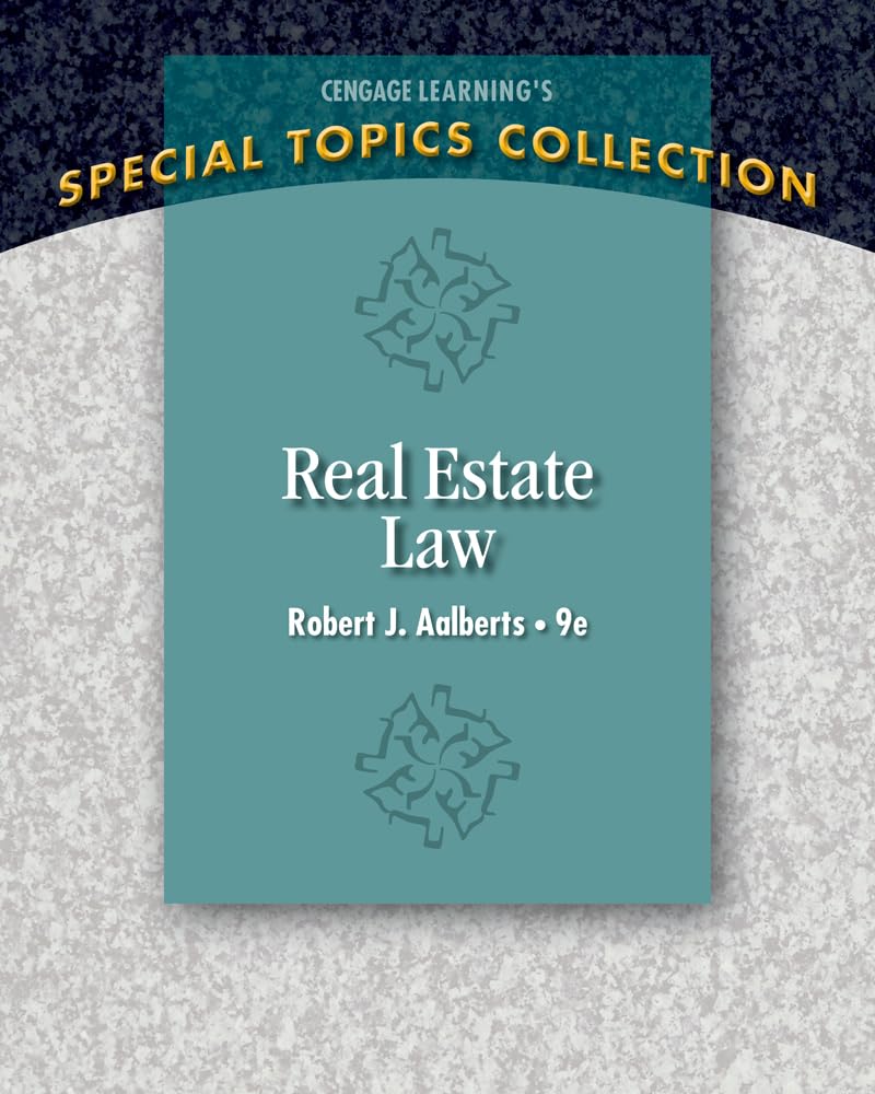 Real Estate Law (Real Estate Law (Seidel, George)) 9th Edition