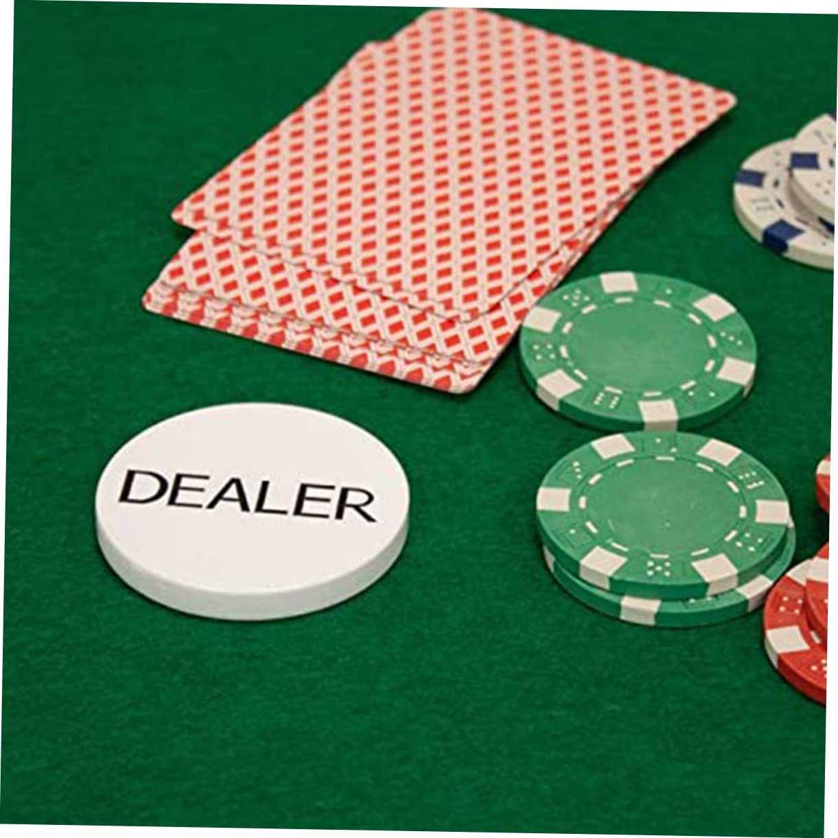 HEMOTON 15 Pz Pulsanti di fiche da poker gettoni da gioco tombola fiches poker chips giocando a carte giocato a carte gettoni del gioco del bingo forniture per giochi di bingo Accessori