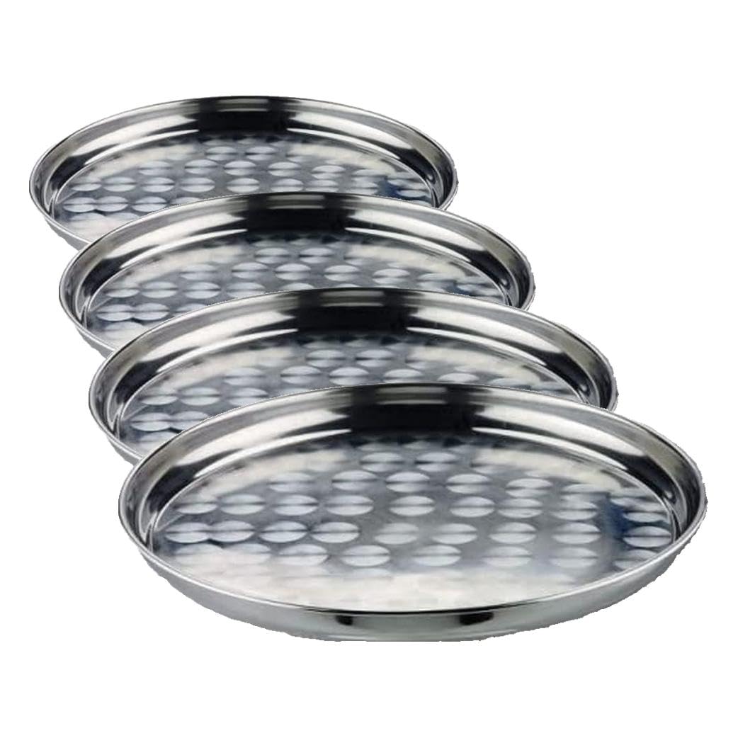 Plateau Limonadier Inox Garinox 36 cm Lacor 14136 - Lot de 4