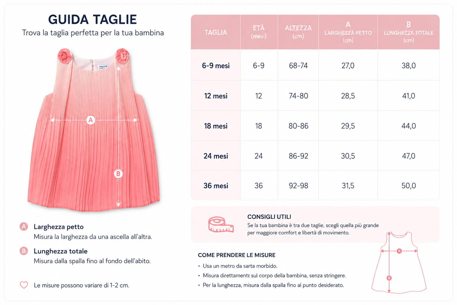 Generico Vestito Estivo Neonata 6-24 Mesi Elegante in Chiffon con Maniche a Volant e Fiocco – Abito Bambina Cerimonia Primavera Estate