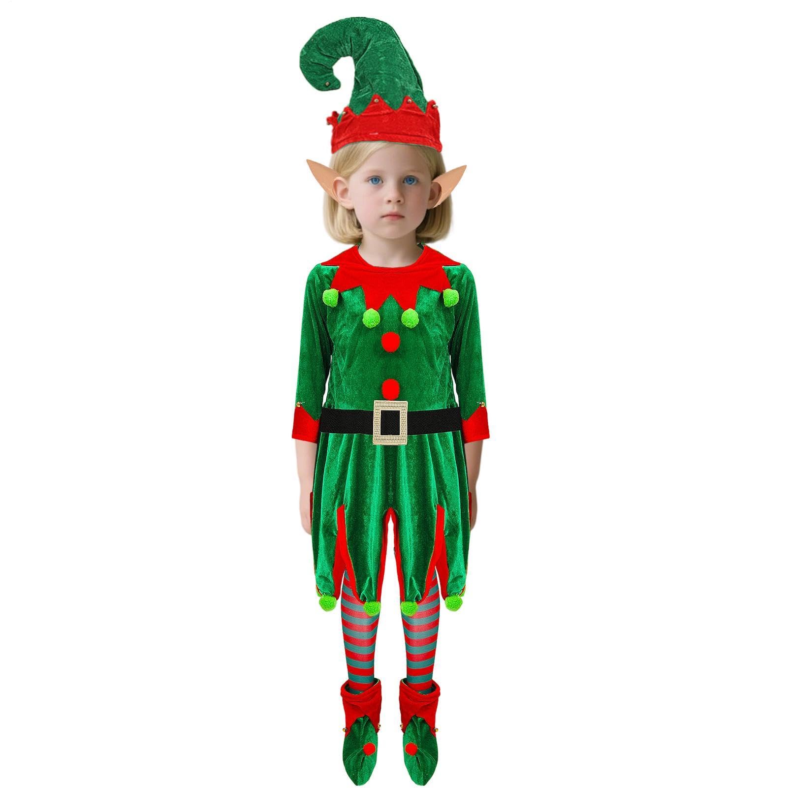 Generico di Natale Classico Vestito Traspirante Da Festival Set Bambini