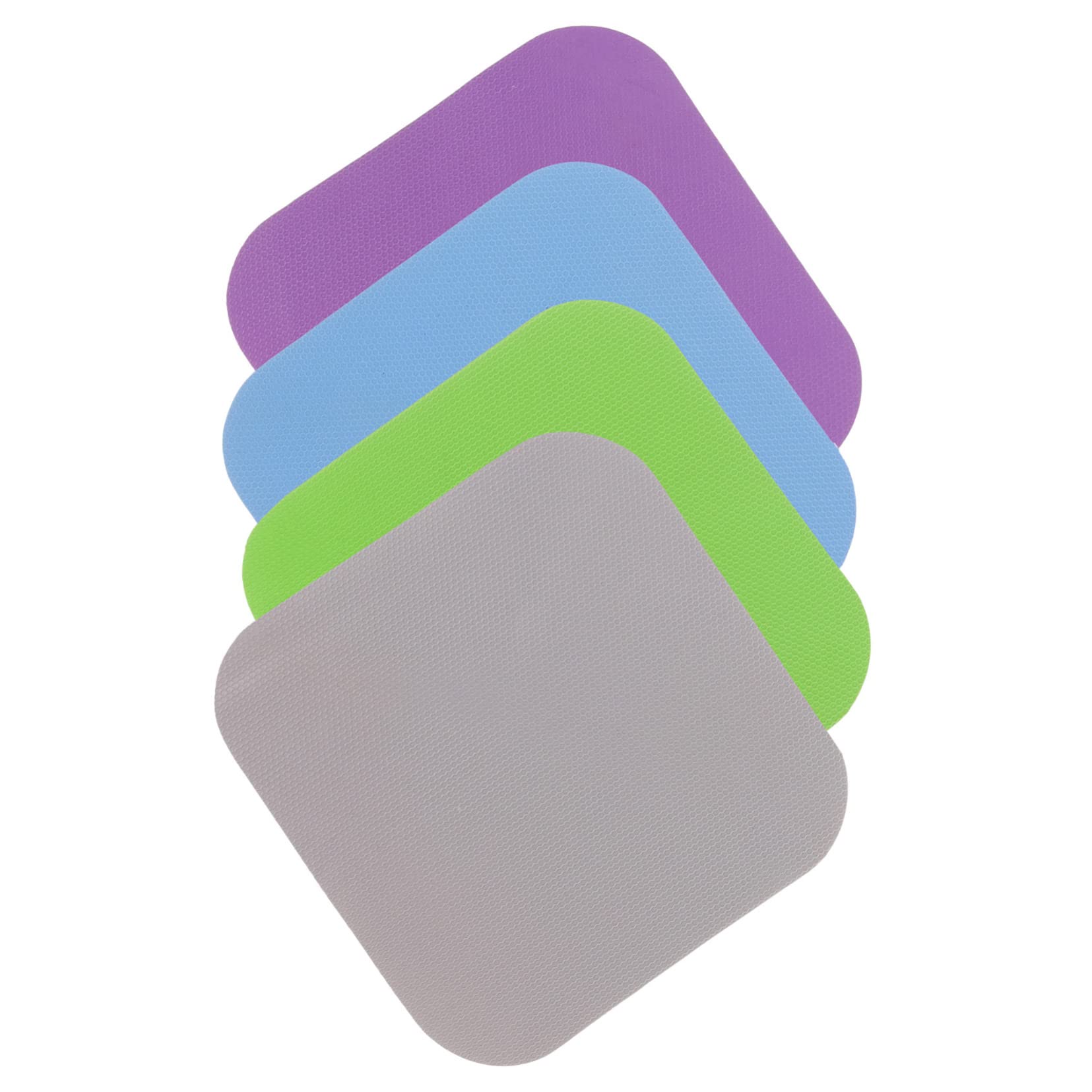 VOSAREA 4pcs Silicone Jar Openers - Non-Slip Lid Grippers for Easy Jar and Bottle Opening Heat Resistant Kitchen Essentials for Weak Hands Versatile and Silicone Pads