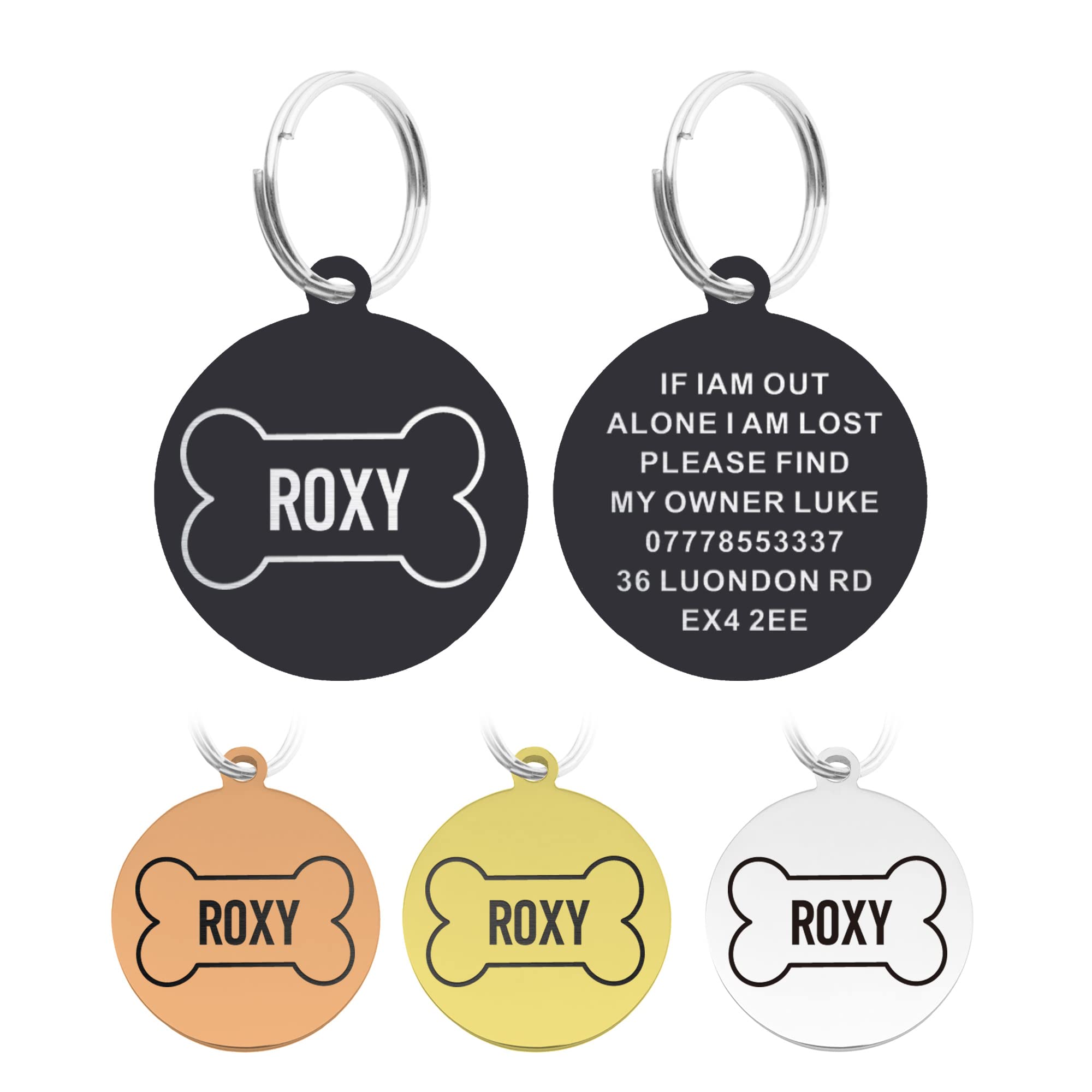 Personalized Dog Tag Collars for Dogs Cats Pets ID Tags Engraved Dog Name Tag Custom Pet Collar for Dog Cat Puppy Kitty…