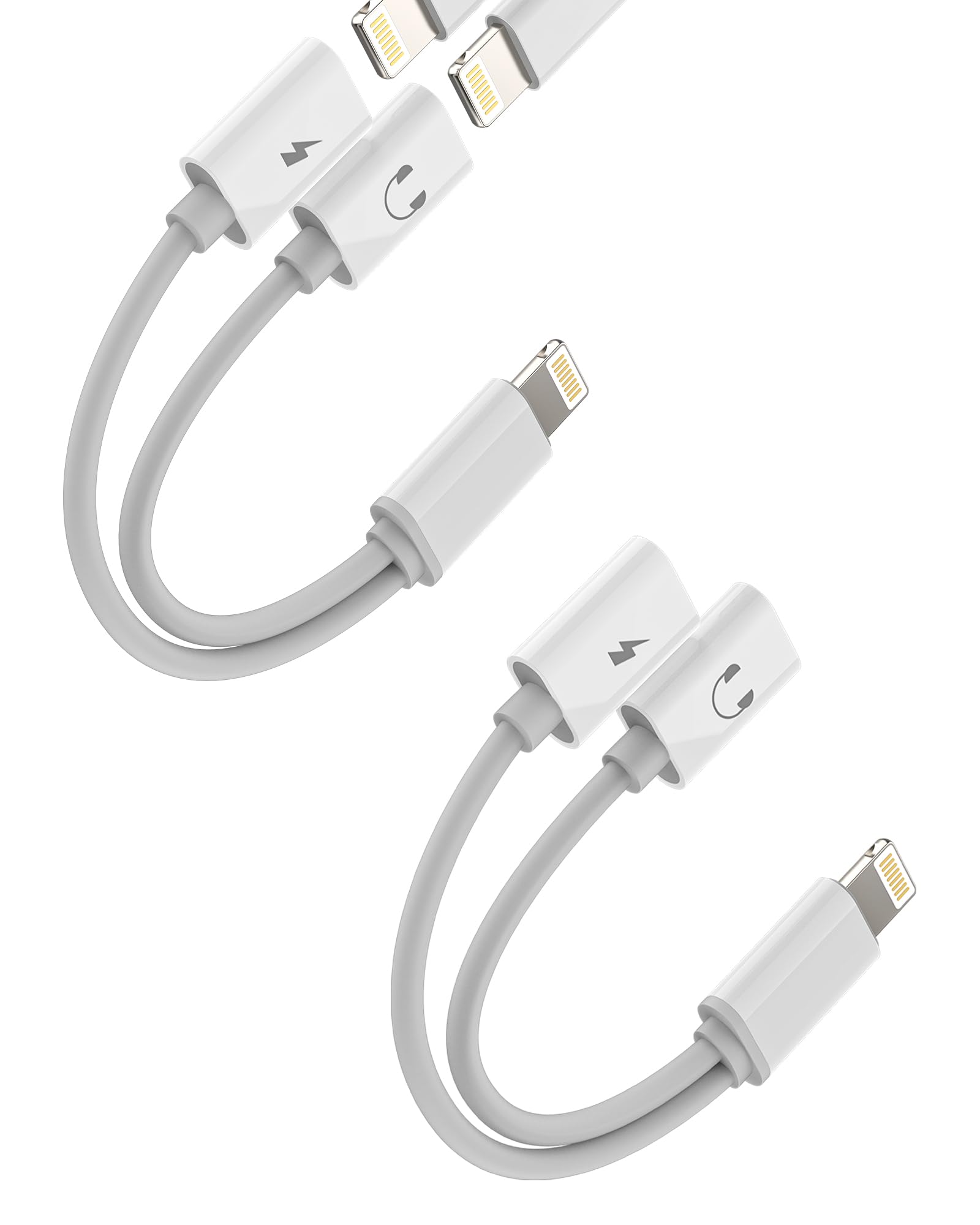 Amazon.co.jp: Lightningジャックアダプター（2個入り）対応iPhone用