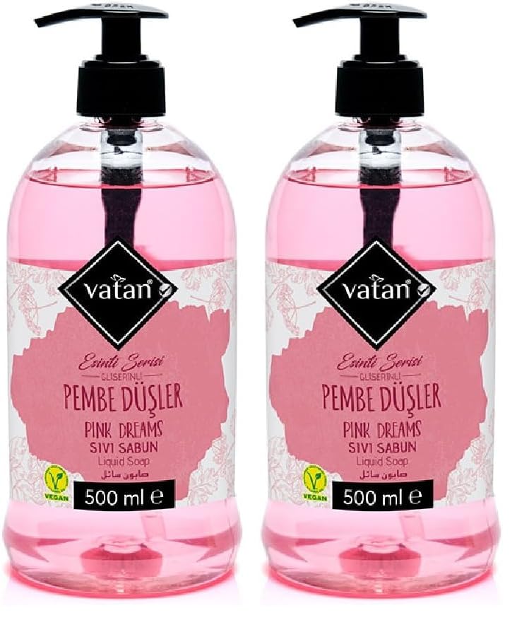 Vatan Sıvı Sabun Pembe Düşler 700 ml 2li paket