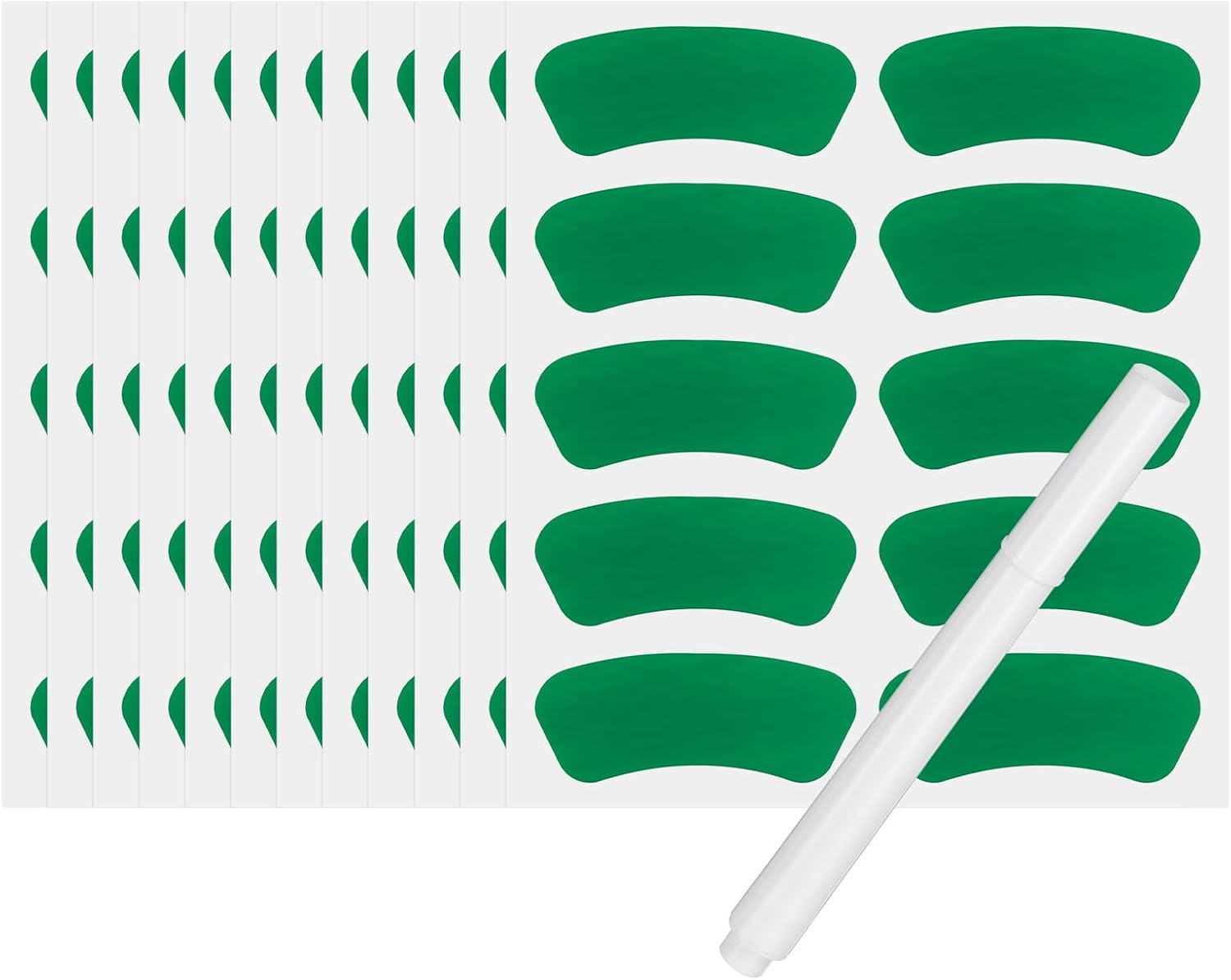 120 Pairs Sports Eye Stickers Face Eyeblack Sticker Self-Adhesive