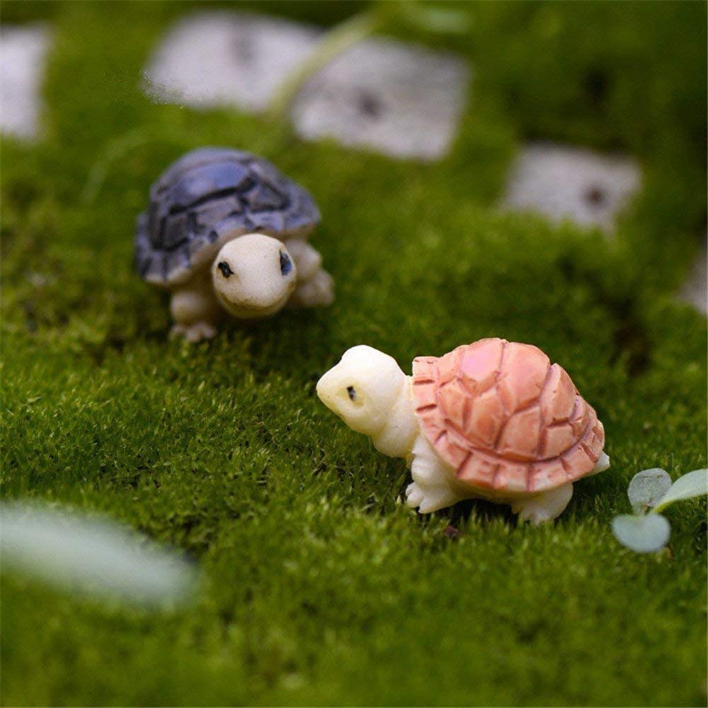 Mini Tortues Lumineuses En Résine – Lot De 200, 11x7 Mm – Pour Décoration, Bricolage, Jardin Miniature