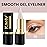 evpct Pale Mauve Long Wear Gel Eyeliner Pencils for Women, Mauve Eye Liner Pencil Pen Natural Makeup Glide Smooth, Eye Liner Waterproof Smudge Proof, Cream Eyeliner Lipstick Set, delineador de ojos