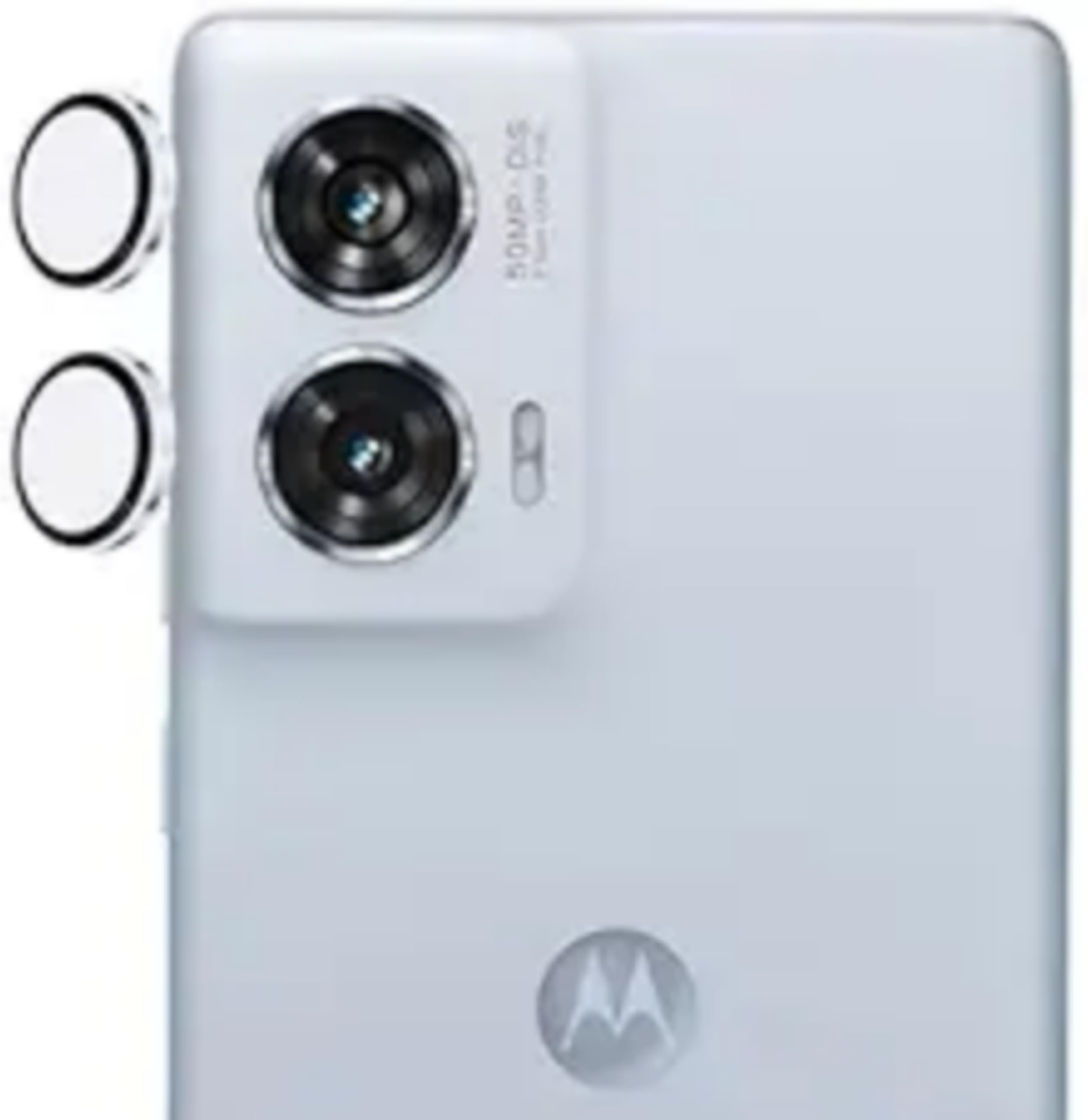 UNIKWORLD Moto Edge 50 Fusion Camera Lens Protector, 9H Camera Glass Metal Individual Ring Camera Protector for Moto Edge 50 Fusion,Case Friendly (Silver) (B0D6RNMSNJ) Amazon Price History, Amazon Price Tracker