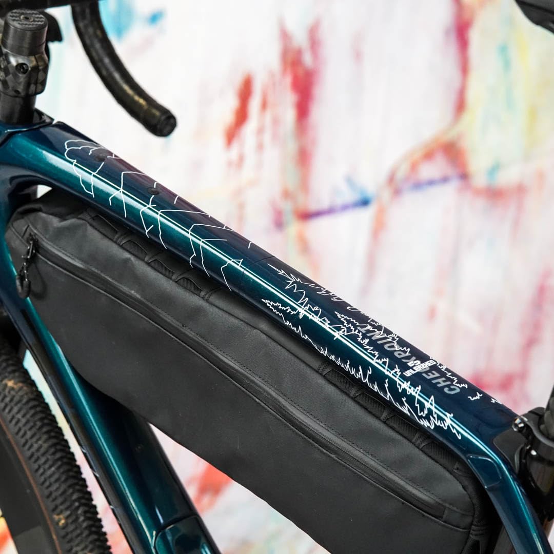 unleazhed Gravelbike - Pellicola protettiva per telaio opaca, per Gravel Bikes Made in Germany, set completo di protezione del telaio