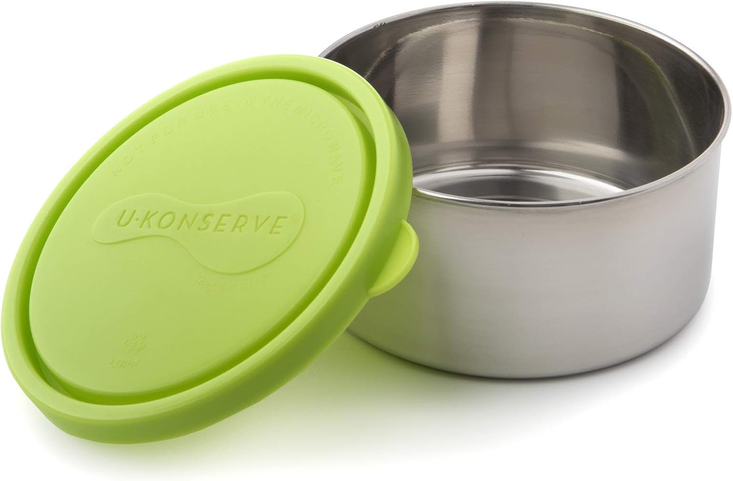 U Konserve Round Container, Stainless Steel, Pack in Lunches, Picnics