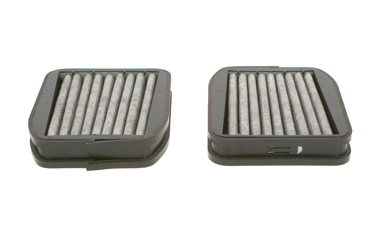 Bosch Filtro Abitacolo ai Carboni Attivi R2512, Filtro di Ricambio - Contro cattivi odori, polline e polvere per un'aria più pulita all'interno del veicolo - 2 Filtri | Compatibile con: MERCEDES-BENZ E-CLASS, E-CLASS Pritsche/Fahrgestell, E-CLASS T-Model
