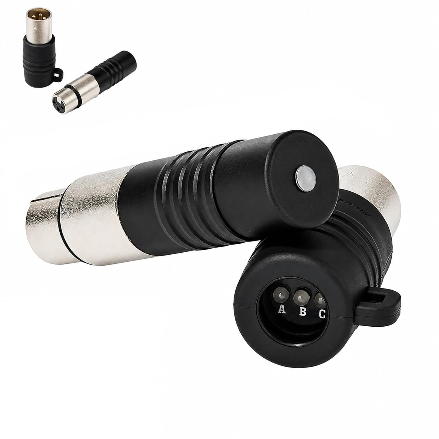3-pinowy Tester Kabli XLR DMX Zestaw Nadajnika Sniffer