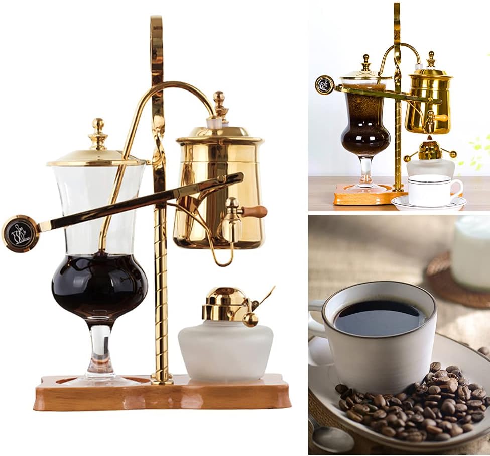 Buy Belgian Coffee Pot, Luxury Royal Belgian Belgium Balance Syphon Coffee Maker Siphon Brewer