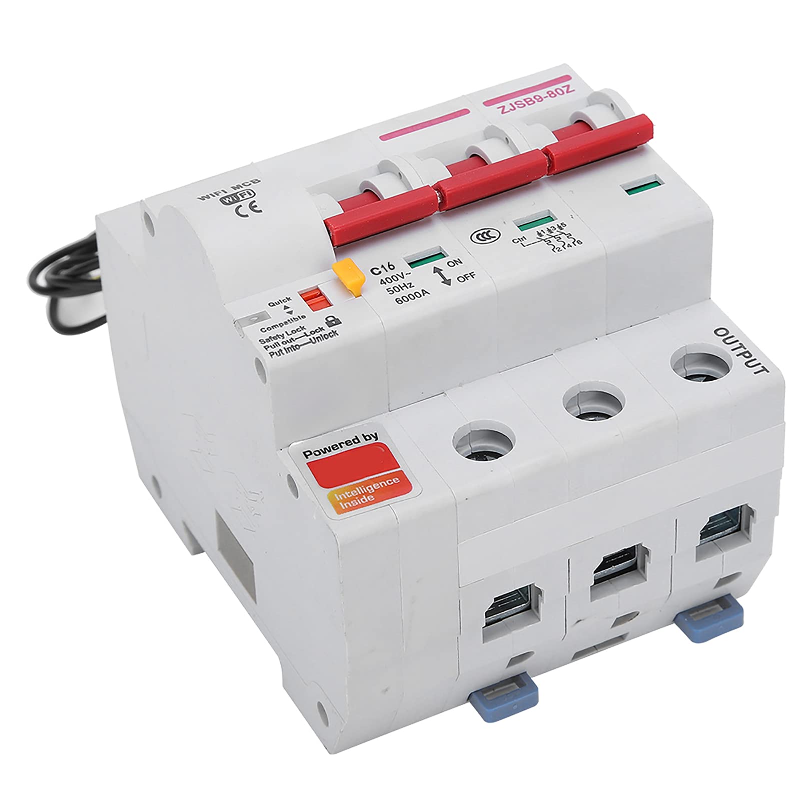 Interruttore di Interruttore WiFi Elevato Fattore di Sicurezza Antenna Incorporata Eccellente PERFORMENTA PERSONAMENTO Switch Remote (3P 16A)