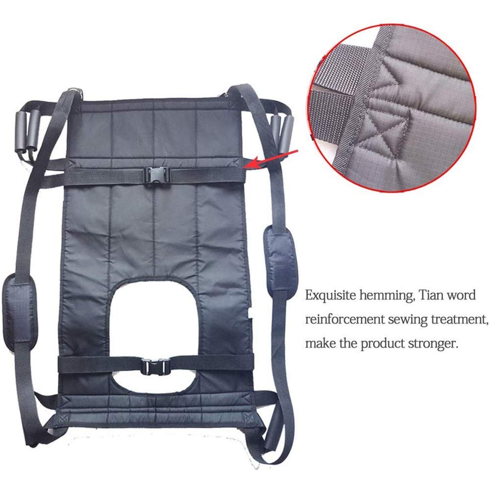 Cinturón de transferencia con arnés para elevación de pacientes - Cinturón de seguridad para transporte en silla de ruedas Cinturón de arnés impermeable para uso en el baño Tabla de transferencia