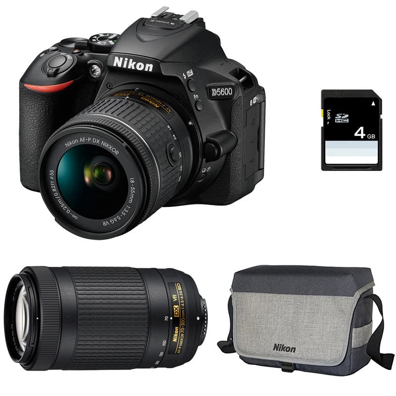 デジタルカメラ Nikon D5600 18-55 VR 70-300 VR Kit Amazon | Nikon D5600 デジタル一眼レフカメラ 18-55mm VR & 70