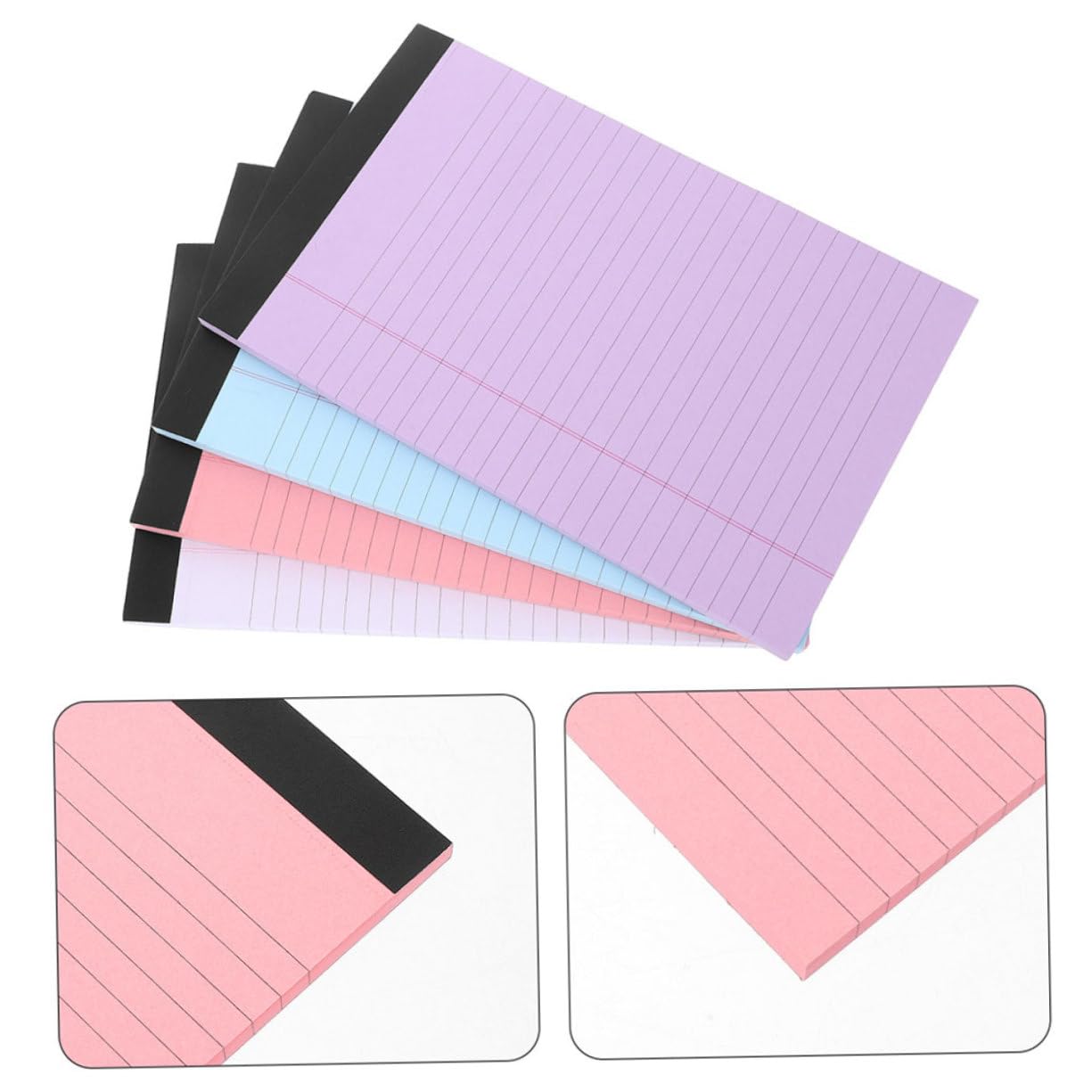 SOIMISS Bloc Notes Ligné Portable à Détachables pour Bureau École et Maison Pad Mémo Légal
