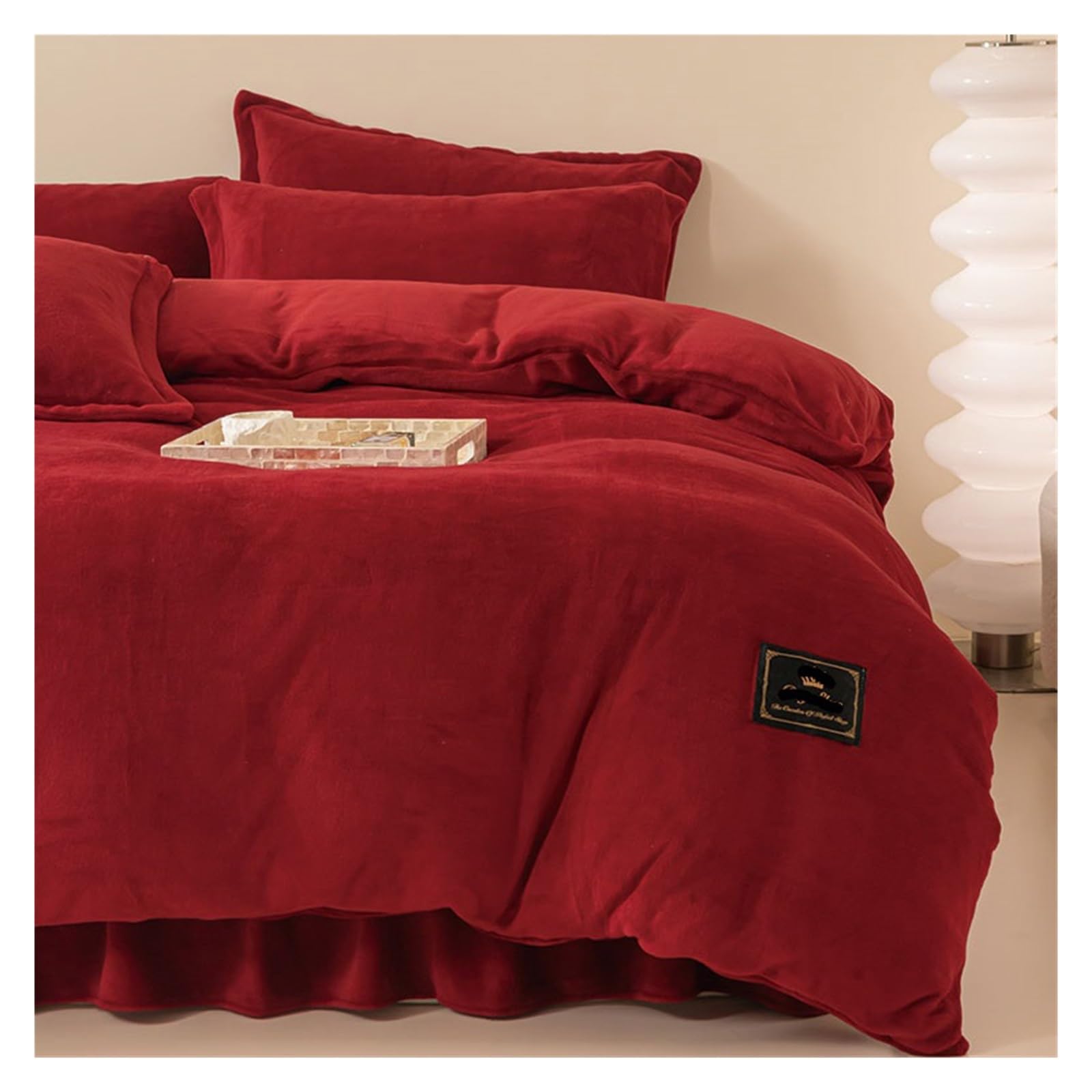 Housse de couette velours douillette pour des nuits d'hiver chaleureuses et cocooning