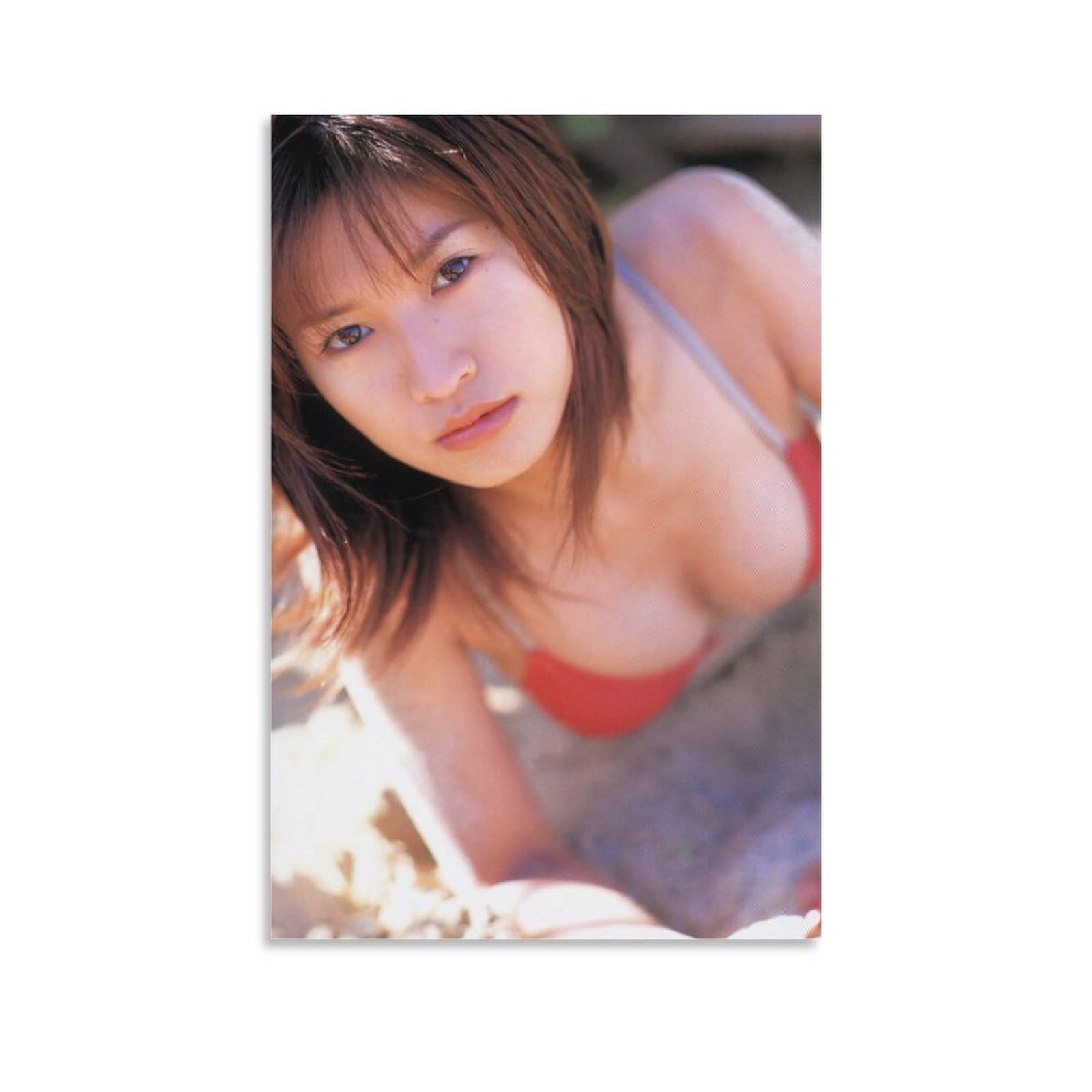 Amazon.co.jp: 森下千里写真ビキニ水着ポスター キャンバス 芸術