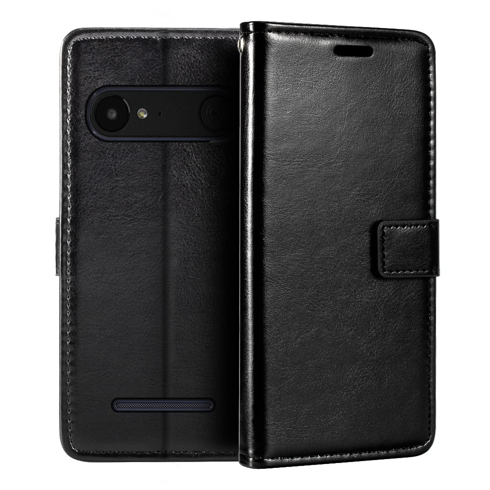 Custodia Portafoglio in Pelle PU con Finitura Scamosciata Compatibile con Doro 8050, Flip Cover Magnetica con Tasche per Carte (Oro rosa