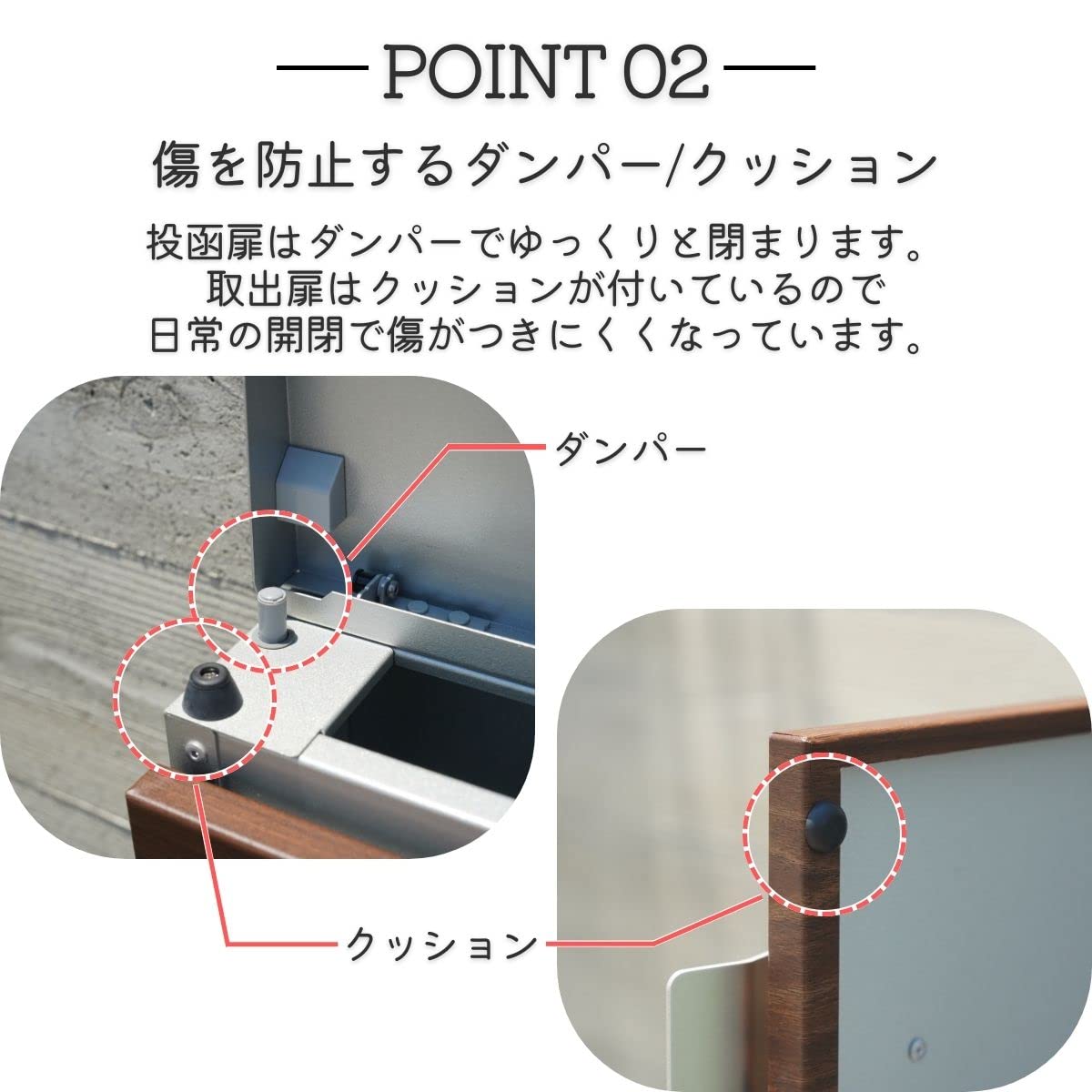 Amazon.co.jp: ユニソン(UNISON) 壁付けポスト クルムII 左開き