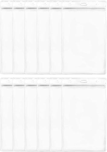 12 soportes transparentes extra grandes de 6 x 4 pulgadas para pasaporte, efectivo, billetes de avión, recibos, tarjetas de crédito, etc disponible en Yaxa Mexico