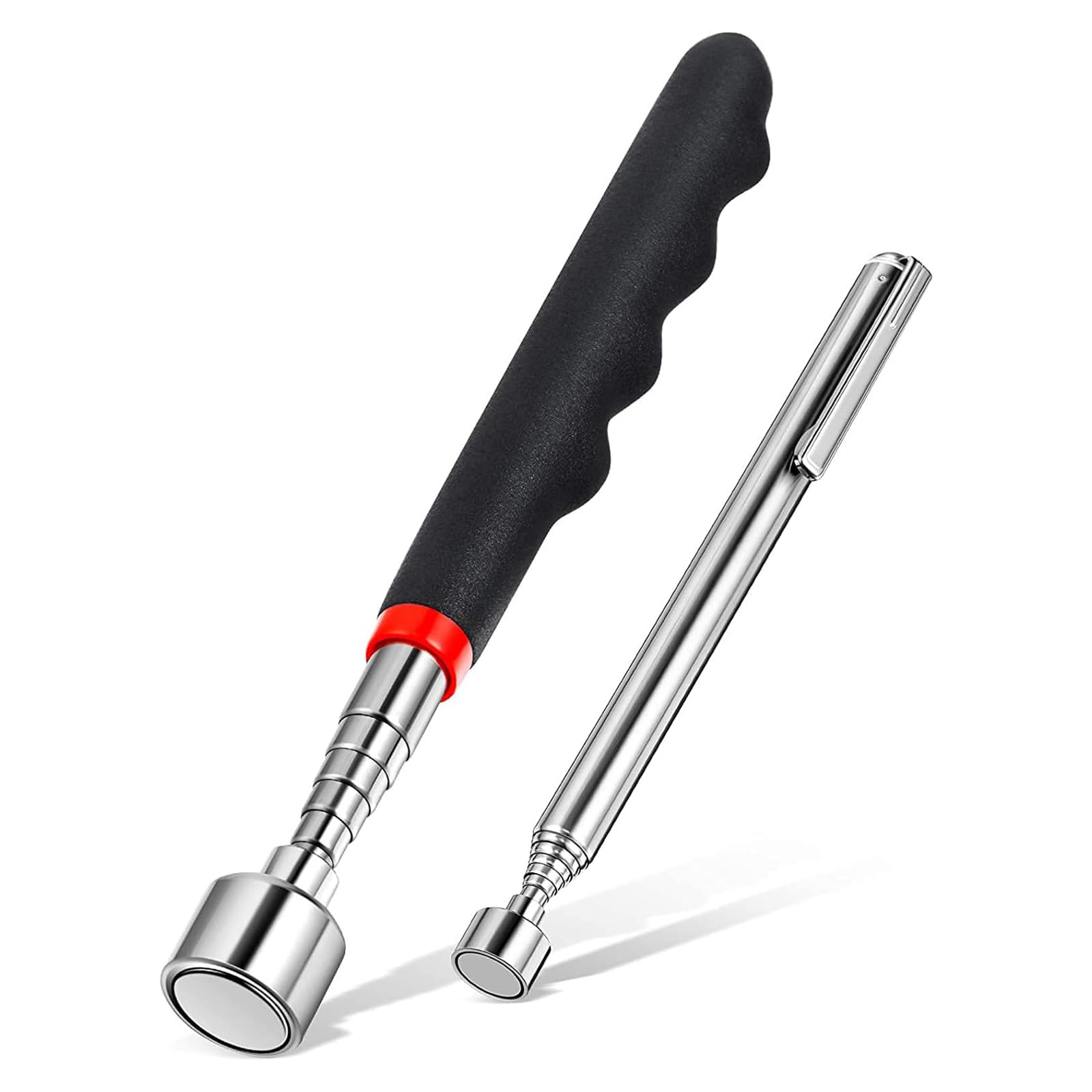 Wisfunlly Telescoping Magnetic Pickup Tools, Include 20 lb Magnetic Tool and 3 lb Telescoping Magnet Stick Gadget for Hard to Reach Places, Suitable for Birthday, Father?s Day Gift
