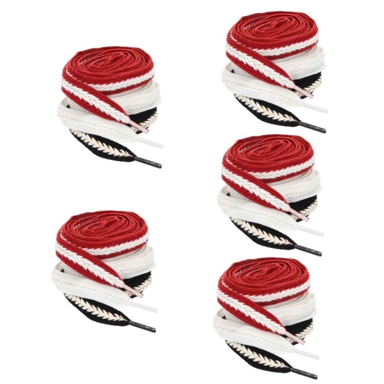 SOIMISS 15pares Flat Shoelace Cordones De Zapatillas Reemplazo De Cintas Anchas Para Calzado Estilo Casual Color