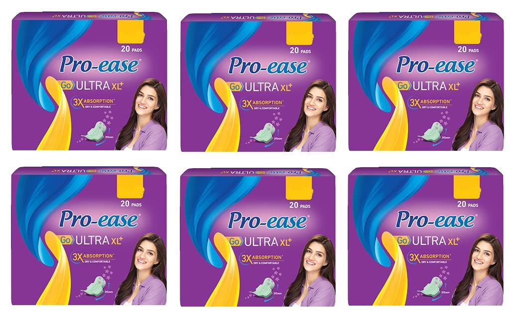 Buy Proease Go Ultra XL+ 20n pack of 6 Online at Low Prices in India