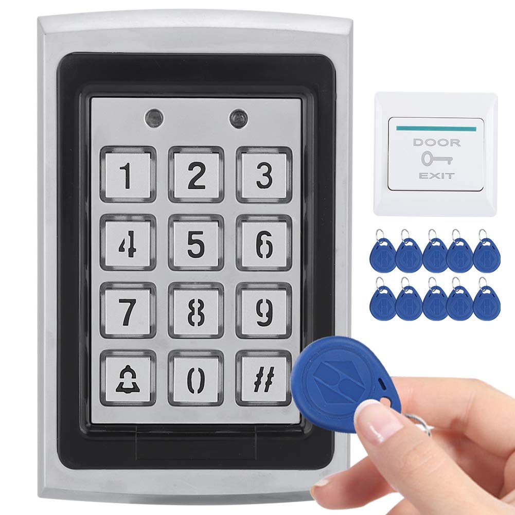 Door Access Controller, RFID Keypad Access Control System Kit, Door Lock EM Card For Door Entry, Suitable for Home/office/residential area